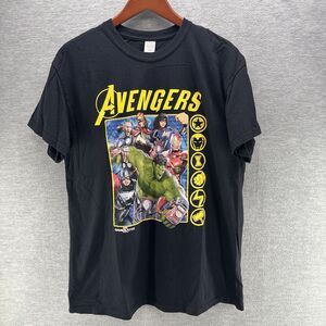 GILDAN - Men's Marvel Avengers Gamerverse Black T-Shirt Size Large  A11b